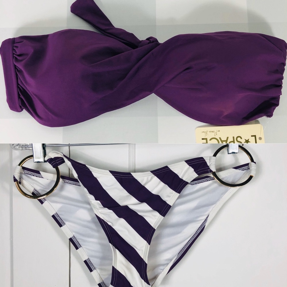 NWT L*Space Bandeau Bikini